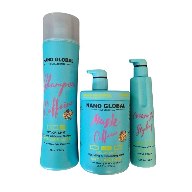 روتین موی فر نانوگلوبال آبی